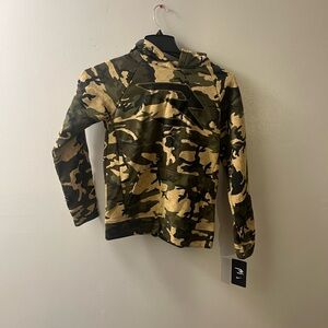 Nike 3BRAND by Russell Wilson Big Boys Icon Camo Fleece Hoodie Size large
